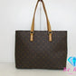 ルイ ヴィトン LOUIS VUITTON トートバッグ モノグラム ルコ M51155 茶 ブラウン PVC レザー LV ロゴ ハンドバッグ ショルダーバッグ 肩掛け 鞄 【中古】【送料無料】 bk9317