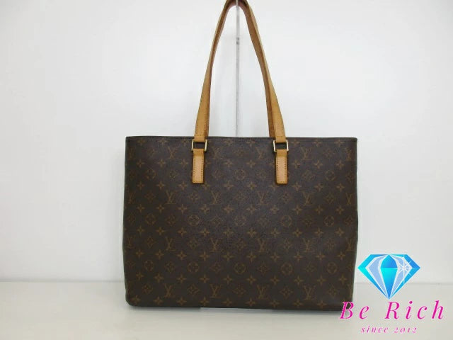 ルイ ヴィトン LOUIS VUITTON トートバッグ モノグラム ルコ M51155 茶 ブラウン PVC レザー LV ロゴ ハンドバッグ ショルダーバッグ 肩掛け 鞄 【中古】【送料無料】 bk9317