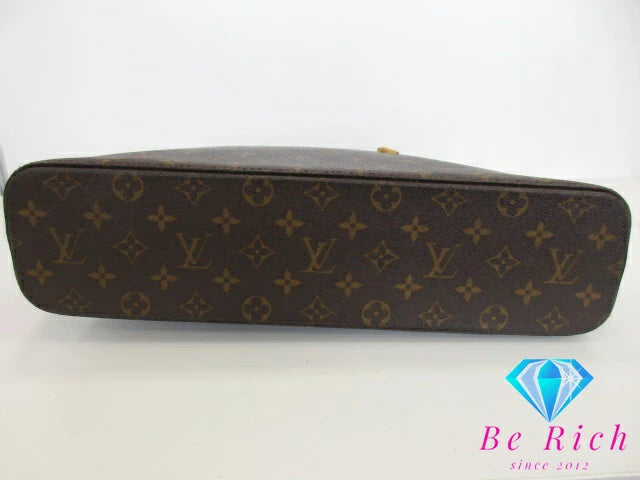 ルイ ヴィトン LOUIS VUITTON トートバッグ モノグラム ルコ M51155 茶 ブラウン PVC レザー LV ロゴ ハンドバッグ ショルダーバッグ 肩掛け 鞄 【中古】【送料無料】 bk9317