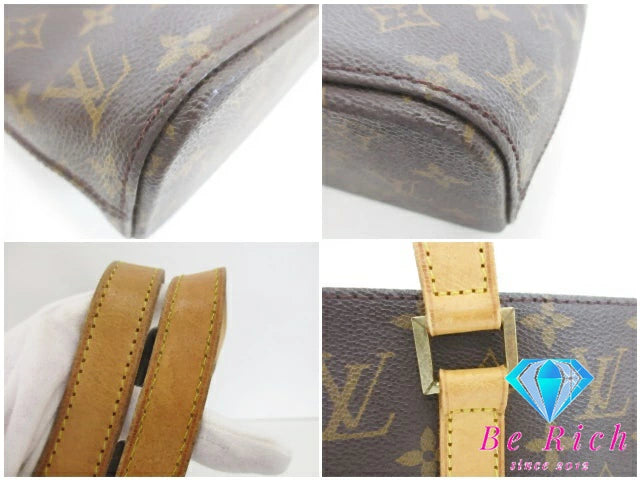 ルイ ヴィトン LOUIS VUITTON トートバッグ モノグラム ルコ M51155 茶 ブラウン PVC レザー LV ロゴ ハンドバッグ ショルダーバッグ 肩掛け 鞄 【中古】【送料無料】 bk9317