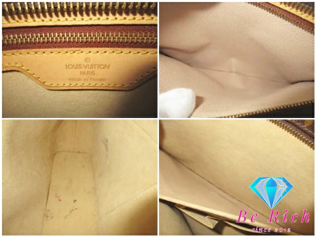 ルイ ヴィトン LOUIS VUITTON トートバッグ モノグラム ルコ M51155 茶 ブラウン PVC レザー LV ロゴ ハンドバッグ ショルダーバッグ 肩掛け 鞄 【中古】【送料無料】 bk9317