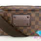 ルイ ヴィトン LOUIS VUITTON ダミエ バムバッグ ブルックリン N41101 エベヌ ボディ ショルダー ウエスト ポーチ バッグ【中古】【送料無料】 bk9323