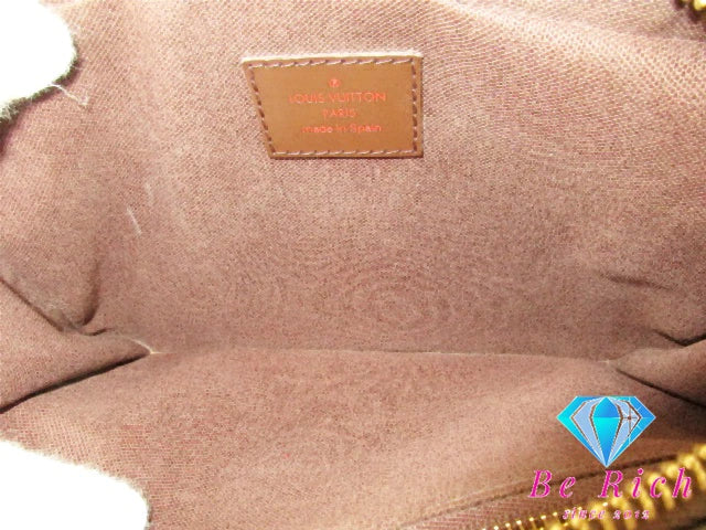 ルイ ヴィトン LOUIS VUITTON ダミエ バムバッグ ブルックリン N41101 エベヌ ボディ ショルダー ウエスト ポーチ バッグ【中古】【送料無料】 bk9323