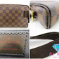 ルイ ヴィトン LOUIS VUITTON ダミエ バムバッグ ブルックリン N41101 エベヌ ボディ ショルダー ウエスト ポーチ バッグ【中古】【送料無料】 bk9323