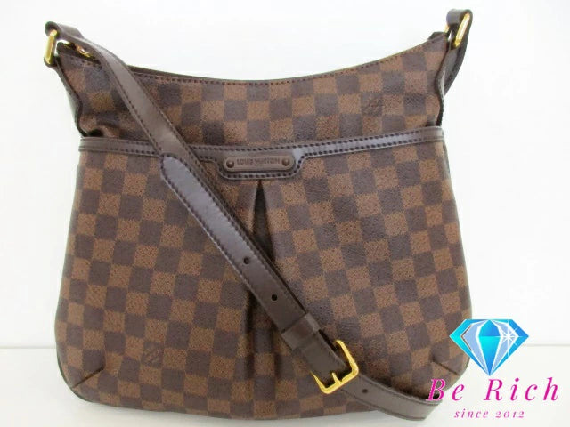 ルイ ヴィトン LOUIS VUITTON ダミエ ブルームズべリ PM N42251 エベヌ PVC レザー ショルダーバッグ 斜め掛け 鞄 【中古】【送料無料】 bk9330
