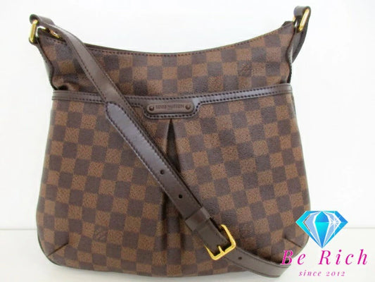 ルイ ヴィトン LOUIS VUITTON ダミエ ブルームズべリ PM N42251 エベヌ PVC レザー ショルダーバッグ 斜め掛け 鞄 【中古】【送料無料】 bk9330