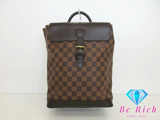 ルイ ヴィトン LOUIS VUITTON ソーホー バックパック リュック ダミエ N51132 エベヌ LV ロゴ 肩掛け 鞄 【中古】【送料無料】 bk9331