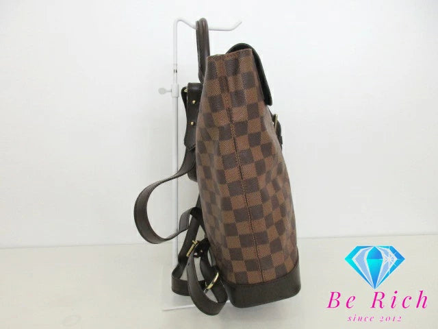 ルイ ヴィトン LOUIS VUITTON ソーホー バックパック リュック ダミエ N51132 エベヌ LV ロゴ 肩掛け 鞄 【中古】【送料無料】 bk9331