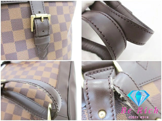 ルイ ヴィトン LOUIS VUITTON ソーホー バックパック リュック ダミエ N51132 エベヌ LV ロゴ 肩掛け 鞄 【中古】【送料無料】 bk9331