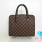 ルイ ヴィトン LOUIS VUITTON ハンドバッグ ダミエ トリアナ N51155 エベヌ ブラウン 茶 PVC レザー ショルダーバッグ 鞄 【中古】【送料無料】 bk9334
