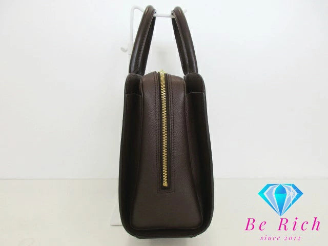ルイ ヴィトン LOUIS VUITTON ハンドバッグ ダミエ トリアナ N51155 エベヌ ブラウン 茶 PVC レザー ショルダーバッグ 鞄 【中古】【送料無料】 bk9334