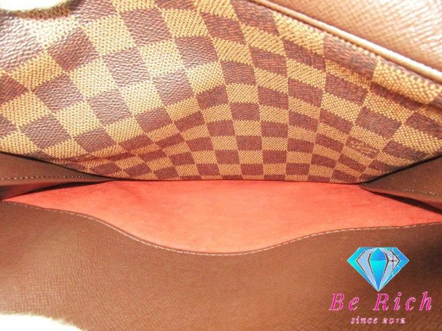ルイ ヴィトン LOUIS VUITTON ハンドバッグ ダミエ トリアナ N51155 エベヌ ブラウン 茶 PVC レザー ショルダーバッグ 鞄 【中古】【送料無料】 bk9334