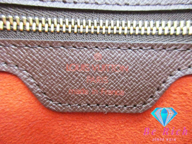 ルイ ヴィトン LOUIS VUITTON ハンドバッグ ダミエ トリアナ N51155 エベヌ ブラウン 茶 PVC レザー ショルダーバッグ 鞄 【中古】【送料無料】 bk9334