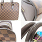 ルイ ヴィトン LOUIS VUITTON ハンドバッグ ダミエ トリアナ N51155 エベヌ ブラウン 茶 PVC レザー ショルダーバッグ 鞄 【中古】【送料無料】 bk9334