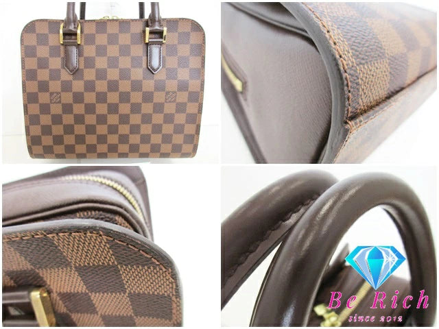 ルイ ヴィトン LOUIS VUITTON ハンドバッグ ダミエ トリアナ N51155 エベヌ ブラウン 茶 PVC レザー ショルダーバッグ 鞄 【中古】【送料無料】 bk9334