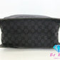 グッチ GUCCI GG トートバッグ ハンドバッグ 019.0346 キャンバス レザー 黒 ブラック 手提げ 鞄 【中古】【送料無料】 bk9335