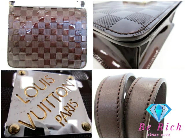 ルイ ヴィトン LOUIS VUITTON ヴェルニ ダミエ キャバレー カーマイン ショルダーバッグ M92126 ハンドバッグ 肩掛け 鞄 【中古】【送料無料】 bk9368