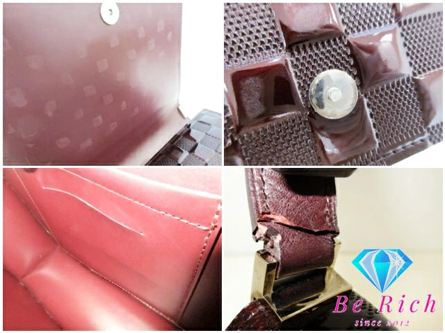 ルイ ヴィトン LOUIS VUITTON ヴェルニ ダミエ キャバレー カーマイン ショルダーバッグ M92126 ハンドバッグ 肩掛け 鞄 【中古】【送料無料】 bk9368