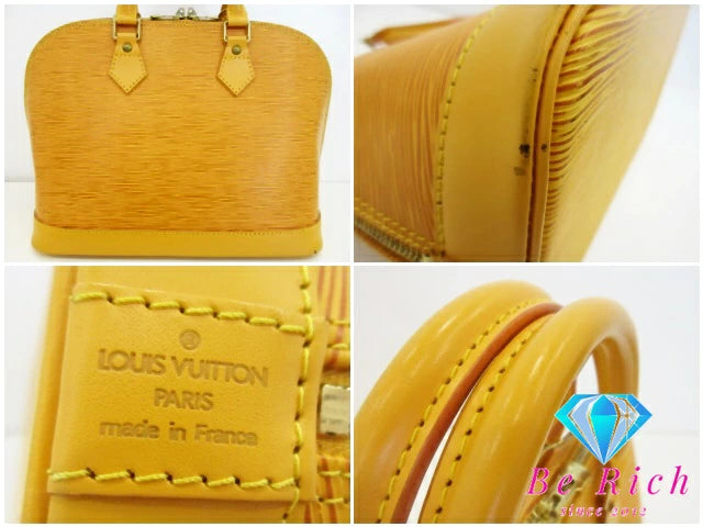 ルイ ヴィトン LOUIS VUITTON ハンドバッグ エピ アルマ PM M52149 イエロー タッシリイエロー レザー LV ロゴ 手提げ 鞄 【中古】【送料無料】 bk9377