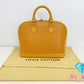 ルイ ヴィトン LOUIS VUITTON ハンドバッグ エピ アルマ PM M52149 イエロー タッシリイエロー レザー LV ロゴ 手提げ 鞄 【中古】【送料無料】 bk9377