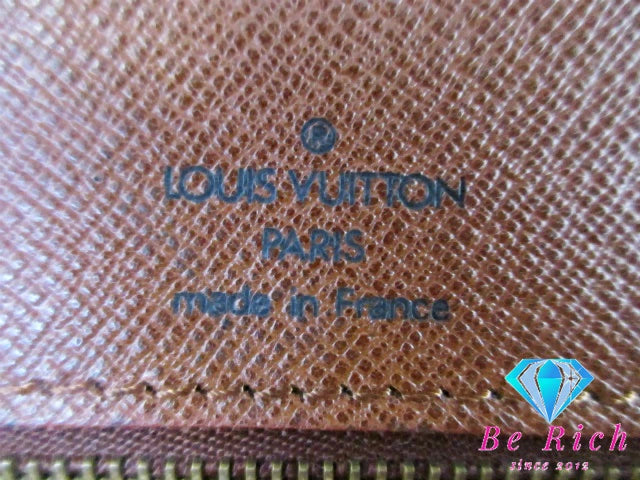 ルイ ヴィトン LOUIS VUITTON モノグラム モンソー 26 M51187 LV ロゴ ブラウン 茶 PVC レザー ショルダーバッグ ハンドバッグ ビジネス 手提げ クラッチバッグ 鞄【中古】【送料無料】bk9378