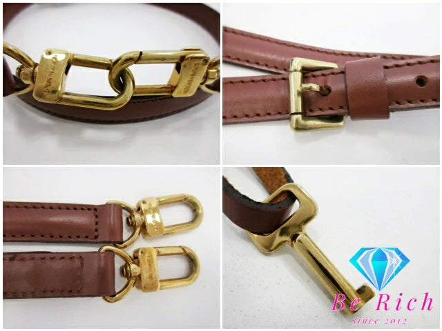 ルイ ヴィトン LOUIS VUITTON モノグラム モンソー 26 M51187 LV ロゴ ブラウン 茶 PVC レザー ショルダーバッグ ハンドバッグ ビジネス 手提げ クラッチバッグ 鞄【中古】【送料無料】bk9378