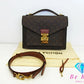 ルイ ヴィトン LOUIS VUITTON モノグラム モンソー 26 M51187 LV ロゴ ブラウン 茶 PVC レザー ショルダーバッグ ハンドバッグ ビジネス 手提げ クラッチバッグ 鞄【中古】【送料無料】bk9378