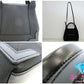 美品 バレンシアガ BALENCIAGA 2way ハンドバッグ ネイビー カバ XS 390346 ブラック 黒 キャンバス レザー ロゴ ポーチ ショルダーバッグ NAVY CABAS  【中古】【送料無料】 bk9382