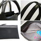 美品 バレンシアガ BALENCIAGA 2way ハンドバッグ ネイビー カバ XS 390346 ブラック 黒 キャンバス レザー ロゴ ポーチ ショルダーバッグ NAVY CABAS  【中古】【送料無料】 bk9382