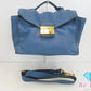 プラダ PRADA 2way ハンドバッグ ショルダーバッグ BT0962 青 ブルー レザー ロゴ 手提げ 肩掛け 鞄 【中古】【送料無料】 bk9392
