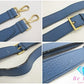 プラダ PRADA 2way ハンドバッグ ショルダーバッグ BT0962 青 ブルー レザー ロゴ 手提げ 肩掛け 鞄 【中古】【送料無料】 bk9392