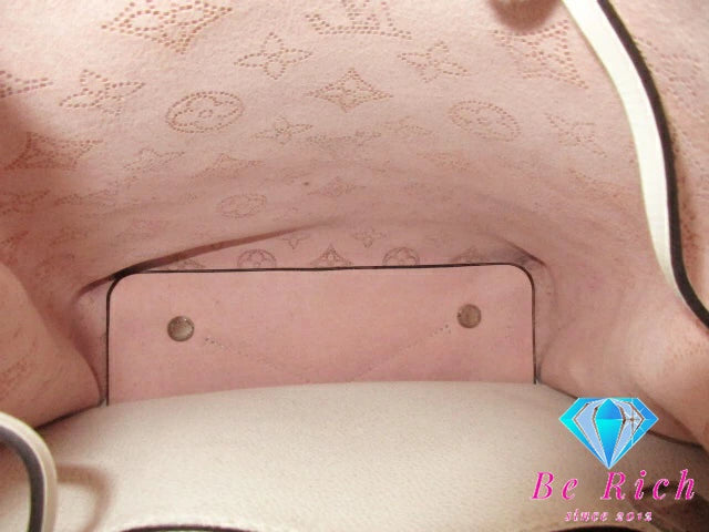 ルイ ヴィトン LOUIS VUITTON マヒナ ムリア M58483 ホワイト ブロン 2way ハンドバッグ ロゴ レザー ショルダーバッグ 肩掛け 鞄 レディース【中古】【送料無料】 bk9394