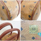 エムシーエム MCM 2way ミニ ボストンバッグ ハンドバッグ ショルダーなし コニャック 茶 キャメル ヴィセトス ロゴグラム ロゴ ショルダーバッグ 鞄 【中古】【送料無料】 bk9400