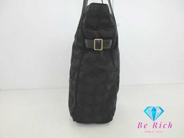 シャネル CHANEL ニュートラベルライン トート GM トートバッグ ハンドバッグ 黒 ブラック ナイロン レザー 手持ち 鞄 【中古】【送料無料】 bk9412
