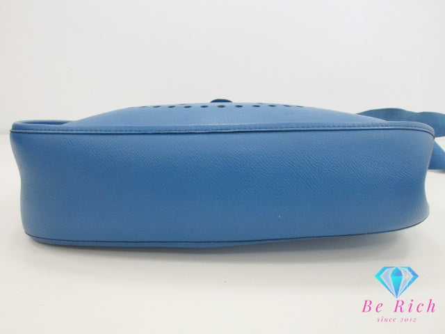 エルメス HERMES エブリン I ( アン ) GM ショルダーバッグ □A 刻印 ゴールド 金具 コバルト ブルー 【中古】【送料無料】bk9419