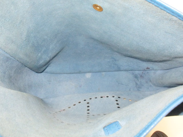 エルメス HERMES エブリン I ( アン ) GM ショルダーバッグ □A 刻印 ゴールド 金具 コバルト ブルー 【中古】【送料無料】bk9419