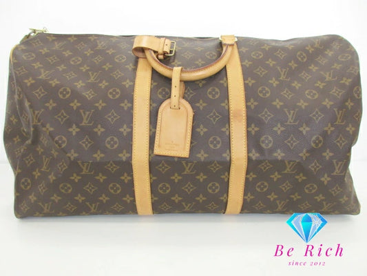 ルイ ヴィトン LOUIS VUITTON ボストンバッグ モノグラム キーポル 60 M41422 PVC レザー ロゴ ハンドバッグ 手提げ トラベル 旅行 鞄  【中古】【送料無料】 bk9423