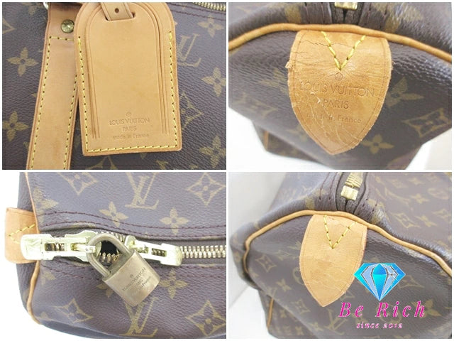 ルイ ヴィトン LOUIS VUITTON ボストンバッグ モノグラム キーポル 60 M41422 PVC レザー ロゴ ハンドバッグ 手提げ トラベル 旅行 鞄  【中古】【送料無料】 bk9423
