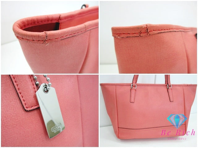 コーチ 2way トートバッグ 23578 レザー ピンク ハンドバッグ ショルダーなし COACH 手提げ 【中古】【送料無料】 bk9450