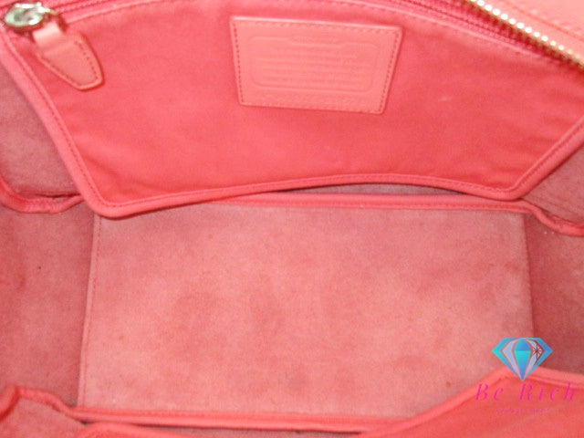 コーチ 2way トートバッグ 23578 レザー ピンク ハンドバッグ ショルダーなし COACH 手提げ 【中古】【送料無料】 bk9450
