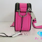 美品 マーク ジェイコブス MARC JACOBS ザ スナップショット ショルダーバッグ M0014503 ブライト ピンク レザー ダブル J ロゴ スモール カメラバッグ ポシェット クロスボディ 斜め掛け 鞄 ほぼ 未使用品 【中古】【送料無料】 bk9461