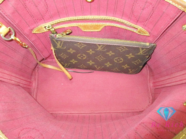 ルイ ヴィトン LOUIS VUITTON トートバッグ ショルダーバッグ モノグラム ネヴァーフル PM M41245 ブラウン 茶 LV ロゴ ハンドバッグ 鞄 【中古】【送料無料】 bk9462