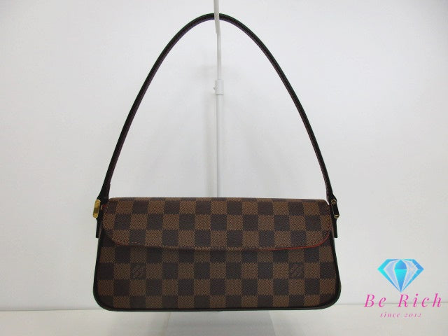 ルイ ヴィトン LOUIS VUITTON ショルダーバッグ ダミエ レコレータ N51299 エベヌ ロゴ ハンドバッグ アクセサリーポーチ パーティバッグ 肩掛け 鞄 【中古】【送料無料】 bk9464