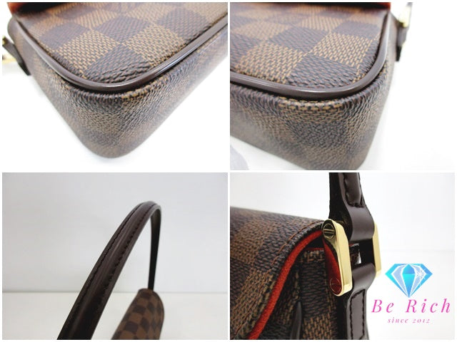 ルイ ヴィトン LOUIS VUITTON ショルダーバッグ ダミエ レコレータ N51299 エベヌ ロゴ ハンドバッグ アクセサリーポーチ パーティバッグ 肩掛け 鞄 【中古】【送料無料】 bk9464