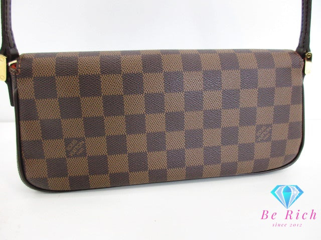 ルイ ヴィトン LOUIS VUITTON ショルダーバッグ ダミエ レコレータ N51299 エベヌ ロゴ ハンドバッグ アクセサリーポーチ パーティバッグ 肩掛け 鞄 【中古】【送料無料】 bk9464