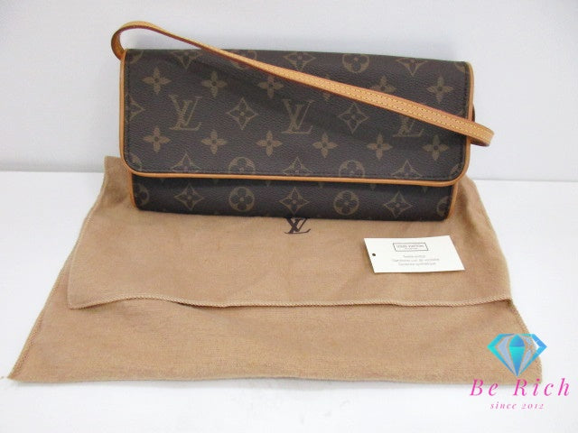 ルイ ヴィトン LOUIS VUITTON ポシェット ツイン GM 2way ショルダー クラッチ バッグ モノグラム M51852 ウエストポーチ クラッチバッグ 斜め掛け 鞄 【中古】【送料無料】bk9465