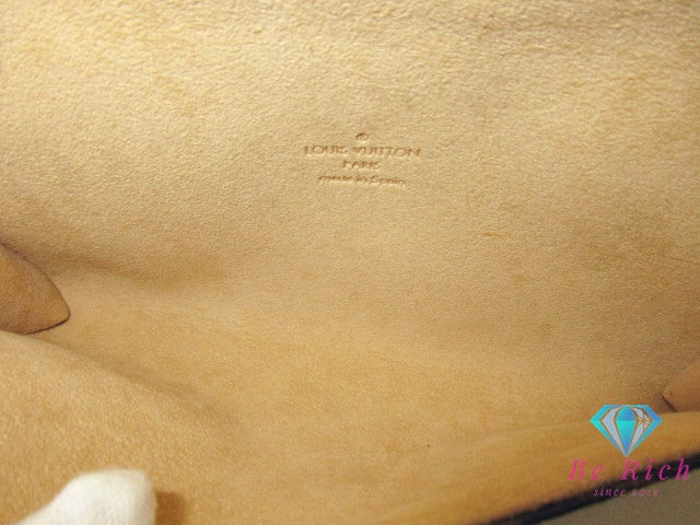 ルイ ヴィトン LOUIS VUITTON 2way ショルダーバッグ モノグラム ポシェット ツイン PM M51854 ブラウン 茶 PVC レザー ウエストポーチ クラッチバッグ 肩掛け 斜め掛け バッグ【中古】【送料無料】 bk9466