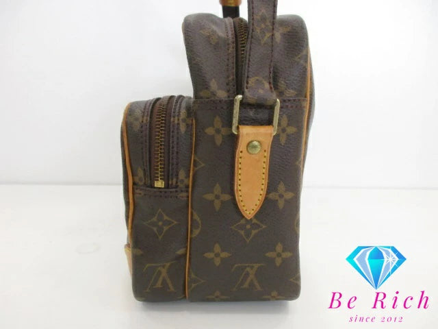 ルイ ヴィトン LOUIS VUITTON ショルダーバッグ モノグラム ナイル M45244 茶 ブラウン PVC レザー LV ロゴ クロスボディ 斜め掛け 鞄 【中古】【送料無料】 bk9476