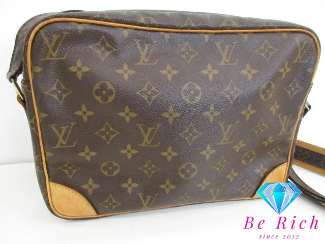 ルイ ヴィトン LOUIS VUITTON ショルダーバッグ モノグラム ナイル M45244 茶 ブラウン PVC レザー LV ロゴ クロスボディ 斜め掛け 鞄 【中古】【送料無料】 bk9476