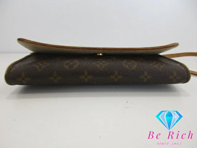 ルイ ヴィトン LOUIS VUITTON モノグラム ポシェット ツイン GM M51852 ショルダー クラッチ バッグ ウエスト ポーチ クロスボディ 斜め掛け 2way 鞄 【中古】【送料無料】bk9477